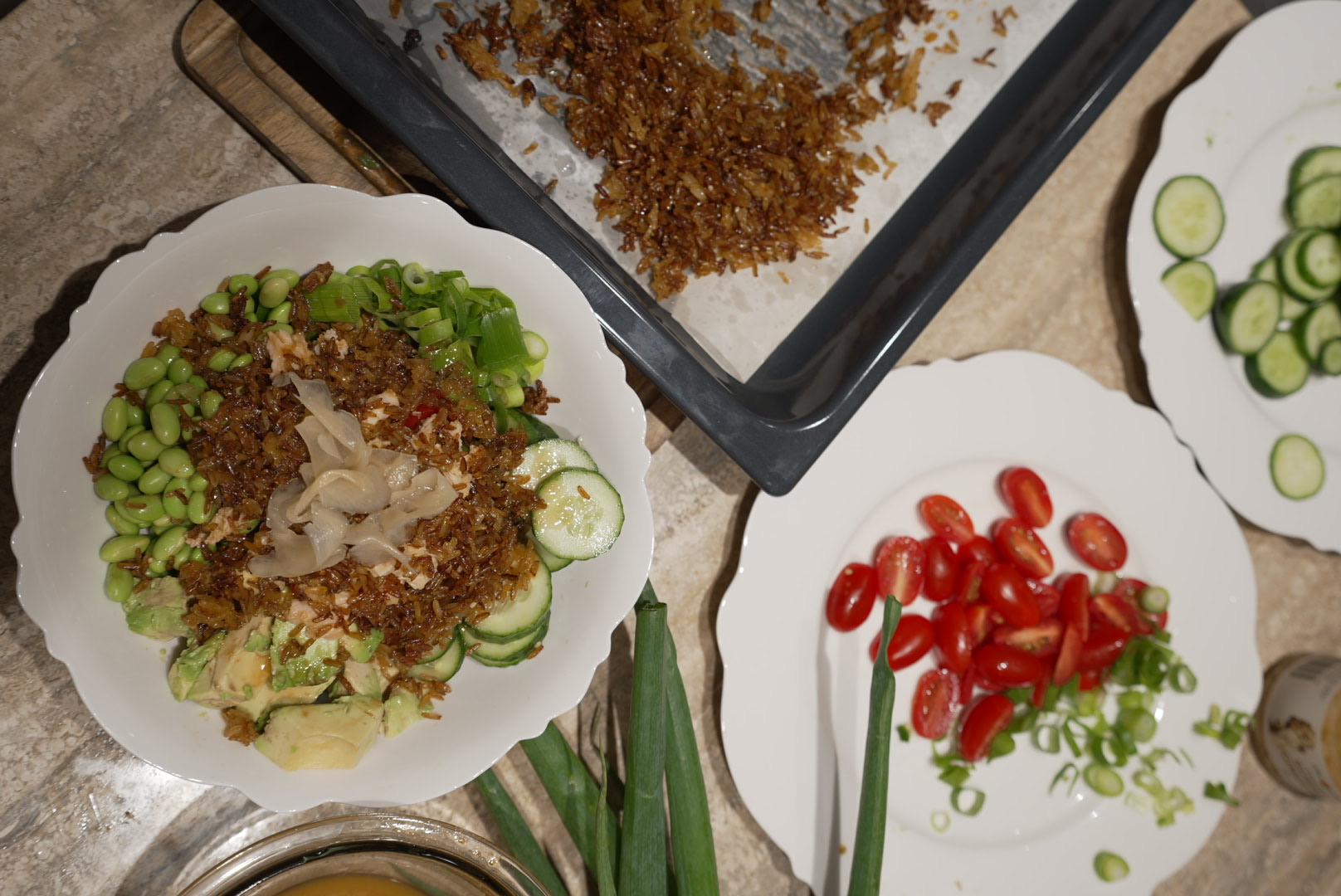 Crispy Rice Cucumber Salad | Recipe